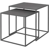 BLOMUS Beistelltisch Fera 2tlg. Stahl Grau
