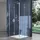 doporro Eck-Duschkabine Eckdusche 80x70x190cm Duschabtrennung ESG-Sicherheitsglas Klarglas inkl. beidseitiger Easy-Clean-Beschichtung Ravenna26 - Transparent