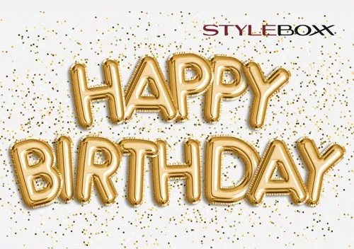 StyleBoxx Gutschein Trägerkarte Geburtstag