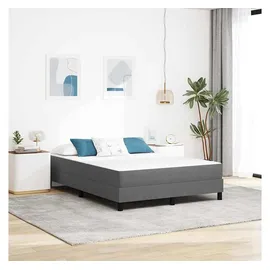 vidaXL Taschenfederkernmatratze Hellgrau 140 x 200 cm Mittelhart