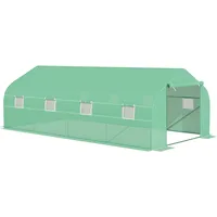 Tomatenhaus Fruhbeet Gewachshaus Mit Giebeldach Folien Treibhaus Grun 600x300x200cm 211501228