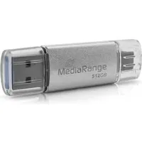 MediaRange USB-Stick 3.2 Gen 1 USB-A), USB Stick, Silber