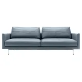 creation by rolf benz 4-Sitzer "CR.414, Designsofa, Loungesofa", blau (blaugrau), B:240cm H:91cm T:106cm, CREATION BY ROLF BENZ, Sofas, Wahlweise aus Leder oder Chenille