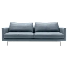 creation by rolf benz 4-Sitzer "CR.414, Designsofa, Loungesofa", blau (blaugrau), B:240cm H:91cm T:106cm, CREATION BY ROLF BENZ, Sofas, Wahlweise aus Leder oder Chenille