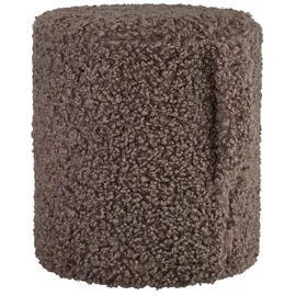 BLOMUS Hocker TEDDY Polyester Ø 35 x 40 cm Braun