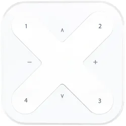 Bluetooth Lichtschalter / Wand-Fernbedienung CASAMBI XPRESS, 8 Tasten (4x programmierbar), Weiß ARD-800672