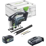 Festool CARVEX PSBC 420 EB-Basic Akku Pendelstichsäge 18 V 120 mm Brushless + 1x Akku 5,0 Ah + Schnellladegerät + Systainer