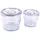 Magic Vac Vakuumbehälter Set rund weiß 2 x 2,0 l und 4,0 l