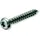 CIMCO 6-rund-Allzweckschraube 5,0x60 T25 vz Halbr. 191238