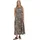 Marc O'Polo Druckkleid Midi Braun 34
