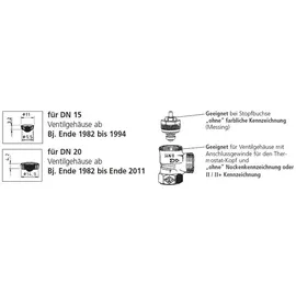 HEIMEIER Retro S-Set Heizkörperthermostat DN15