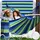 COFI 260x150cm Hängematte in Grün-Blau - Liegematte für bis zu 2 Personen