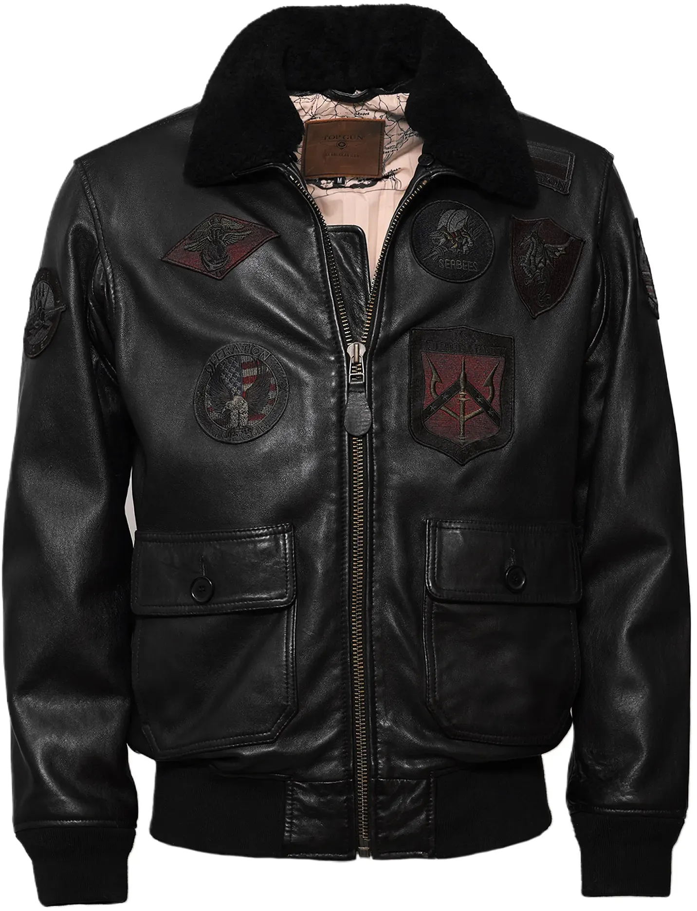 Lederjacke TOP GUN 
