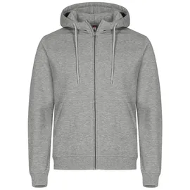 Clique Miami Kapuzenjacke 95 grey mélange XL