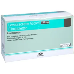 LEVETIRACETAM Accord 750 mg Filmtabletten 200 St