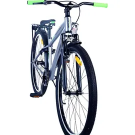 tpfsports Cross Kinderfahrrad - Jungen - Rücktritt + Handbremse - 26 Zoll - Grau