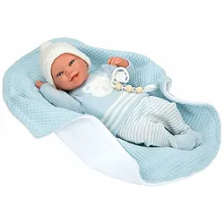 Reborn-Puppe Arias Paulo – Liebevoll gestaltet mit kuscheliger Decke!