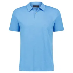 Marc O'Polo Poloshirt Herren Poloshirt Shaped Fit (1-tlg) blau XL