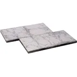 Diephaus Terrassenplatte Mirador Weiß-Schwarz 40 x 40 x 4 cm