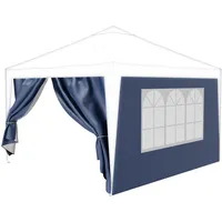 24move Seitenteile für Pavillon 2 Stück 2 x 3 m Blau