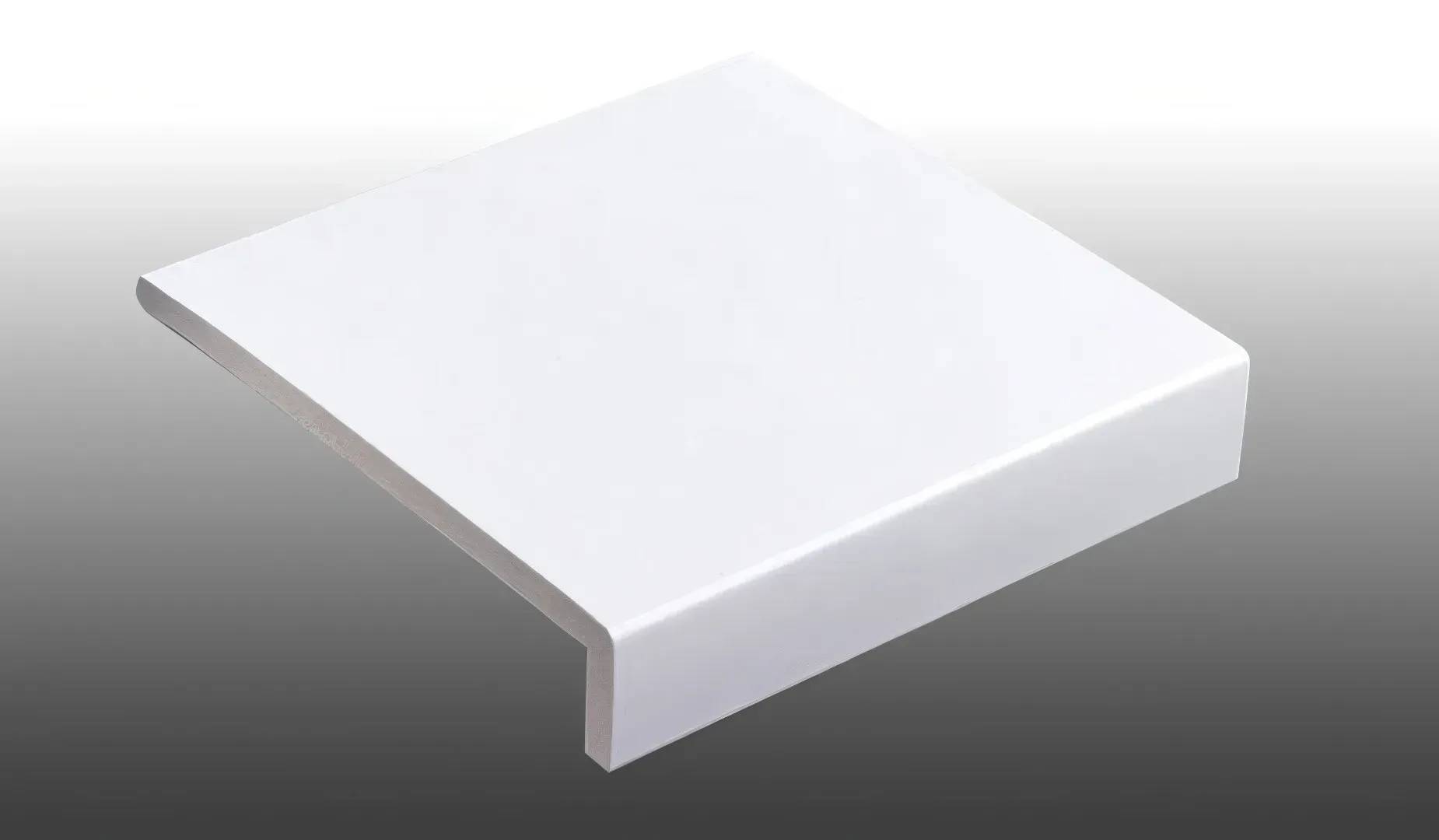 Winkelprofil Weiß aus PVC-Hartschaum für Heering Fassadenpaneele - 9 x 35 x 300 mm Kantenprofil – Eckprofil für Dachrandverkleidungen