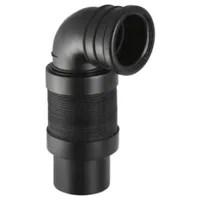 Geberit GE PE Anschlussbogen 90Gr für Wand-WC ausziehbar d90/90 Abgangsbogen