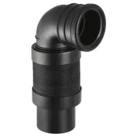 Geberit GE PE Anschlussbogen 90Gr für Wand-WC ausziehbar d90/90 Abgangsbogen