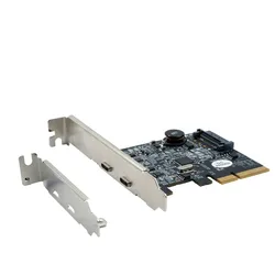 EXSYS EX-12000 2 Port USB 3.2 Gen2 PCIe Karte 2x USB-C