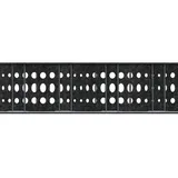 zaun|zu® zaunzu Sichtschutz Design Vlies Bubble für Doppelstabmatten Schwarzgrau 2,6m