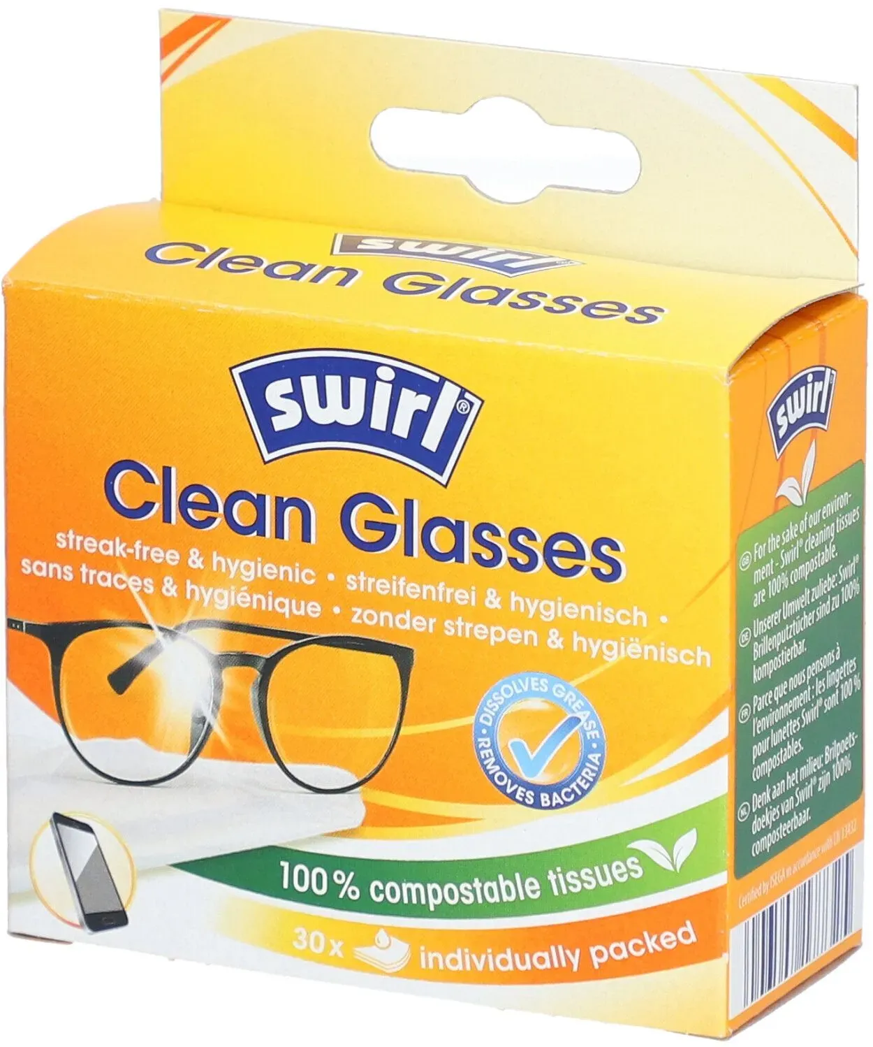 Swirl® Clean Glasses - Brillenreinigungstücher