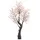 Luminea LED-Deko-Kirschbaum rosa 200 cm 576 beleuchtete Blüten spritzwassergeschützt