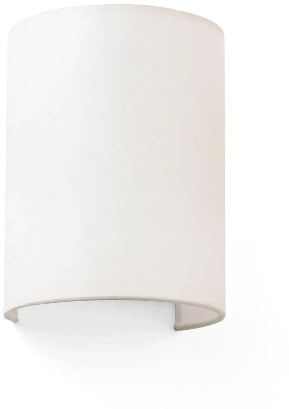 Wandleuchte FARO BARCELONA, Cotton, dimmbar, Beige, für Wohnzimmer, Stoff / Textil, Modern - 15 - 20