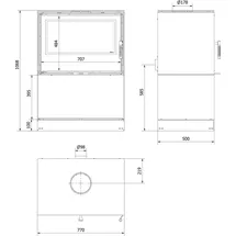 Kratki KARI 80 Stahl Schwarz