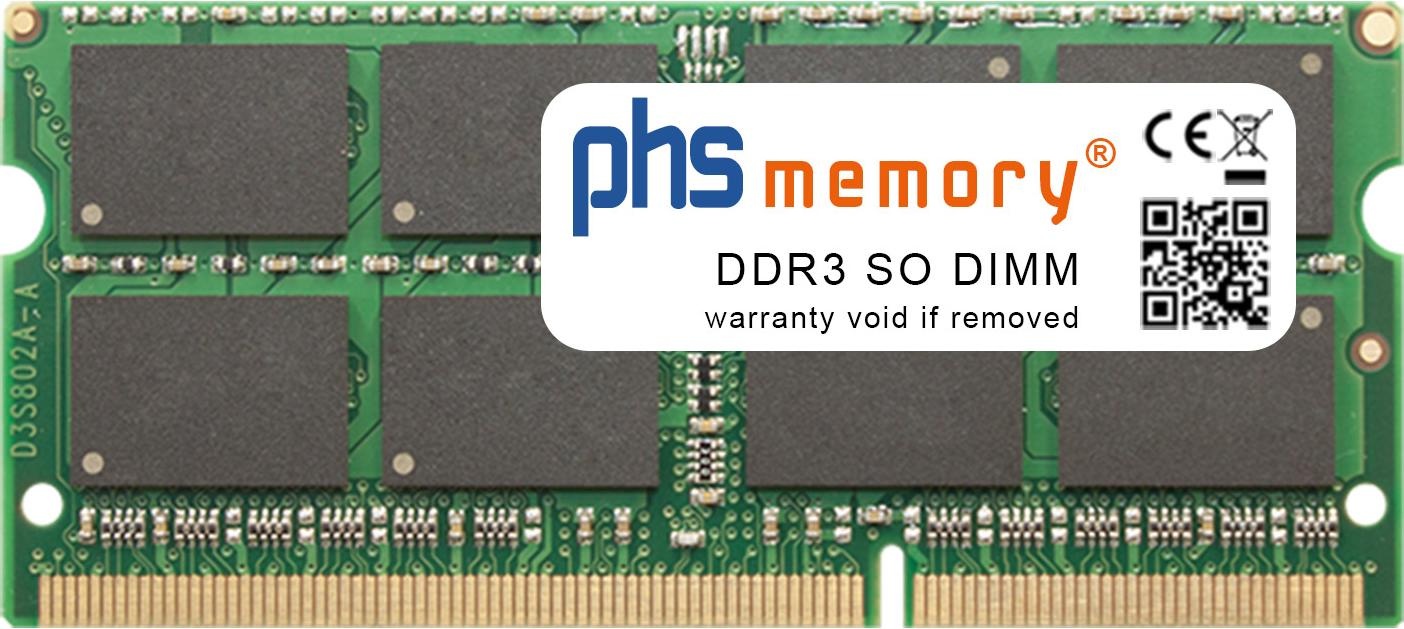 PHS-memory 4GB RAM Speicher für Samsung NP-M730-JB01 DDR3 SO DIMM 1066MHz (Samsung NP-M730-JB01, 1 x 4GB), RAM Modellspezifisch