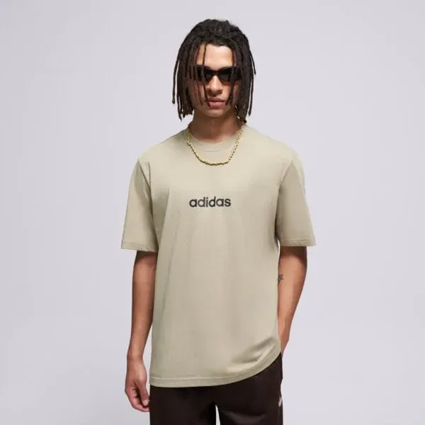 ADIDAS T-SHIRT M LIN SJ T - Beige - L