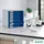 Leitz Schubladenbox 28,5 x 35,5 x 29 cm 10-tlg. blau