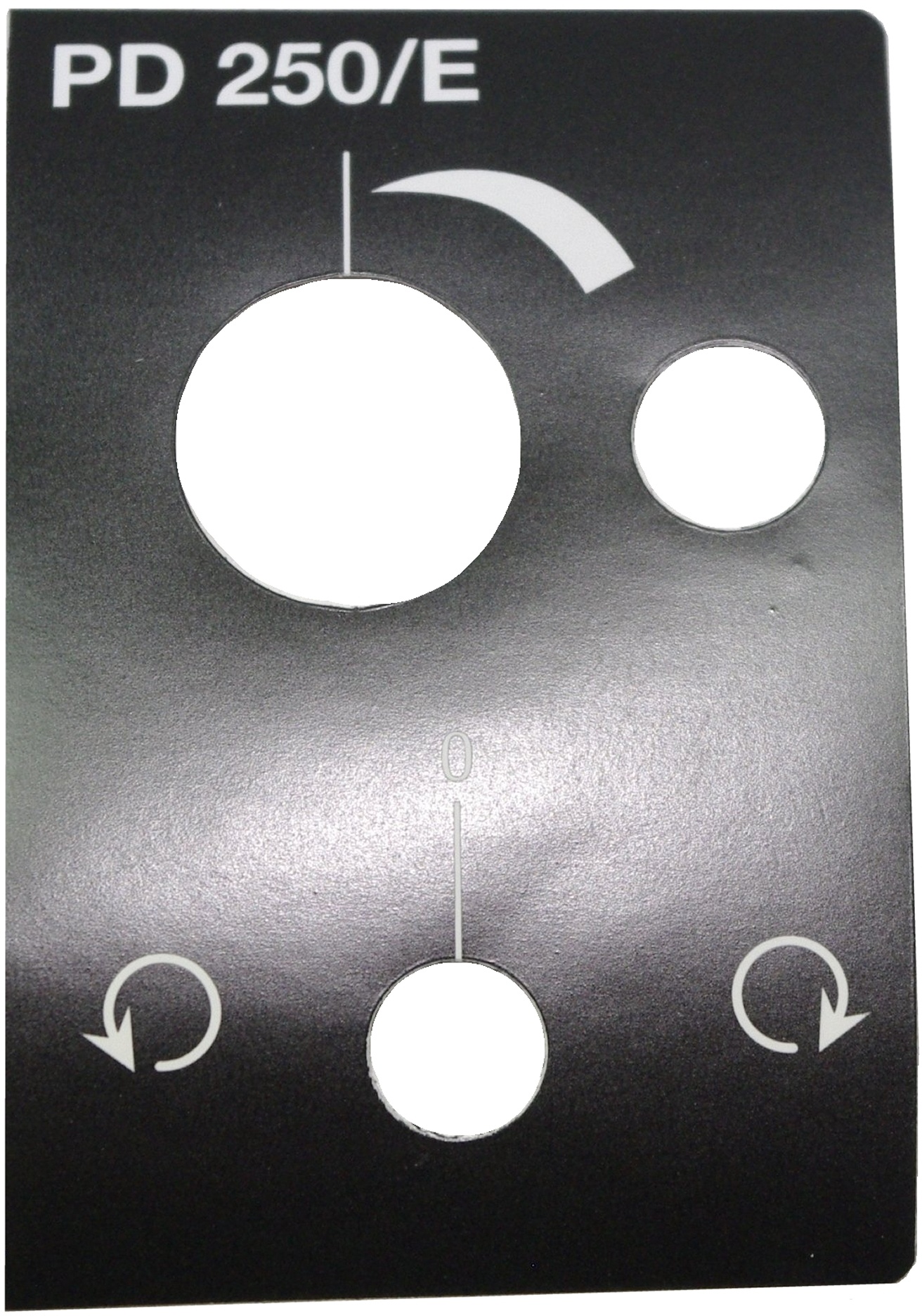 PROXXON 24002-01-22 Aufkleber Drehzahl & Drehrichtung für Drehmaschine PD 250/E