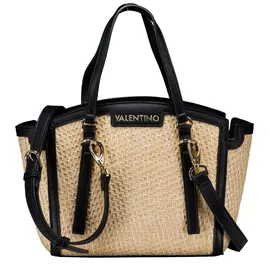 Valentino Demetra Henkeltasche Kunstleder Beige/Black