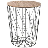 Atmosphera Créateur d'intérieur Kumi Schwarz Holz 47 x 57 cm