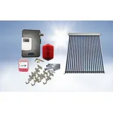 Solaranlage Solarpaket Solarthermie Warmwasser Heizung Röhrenkollektor 3,1m2
