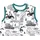TupTam Sommerschlafsack Baby mit Beinen Leichter Schlafsack Baby Sommer 0.5 TOG, OEKO-TEX, Farbe: Bagger/Grün, Größe: 80-86 - 80-86