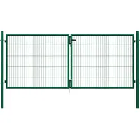 Floraworld Doppeltor Classic Einstabmattenfüllung Grün 125 x 300 cm
