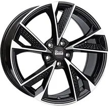 mam wheels RS6 8,0 x 18 5 x 120 ET35 Schwarz Poliert