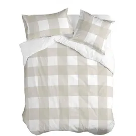 happy friday s.l. Happy Friday Gingham Beige 155 x 220 cm