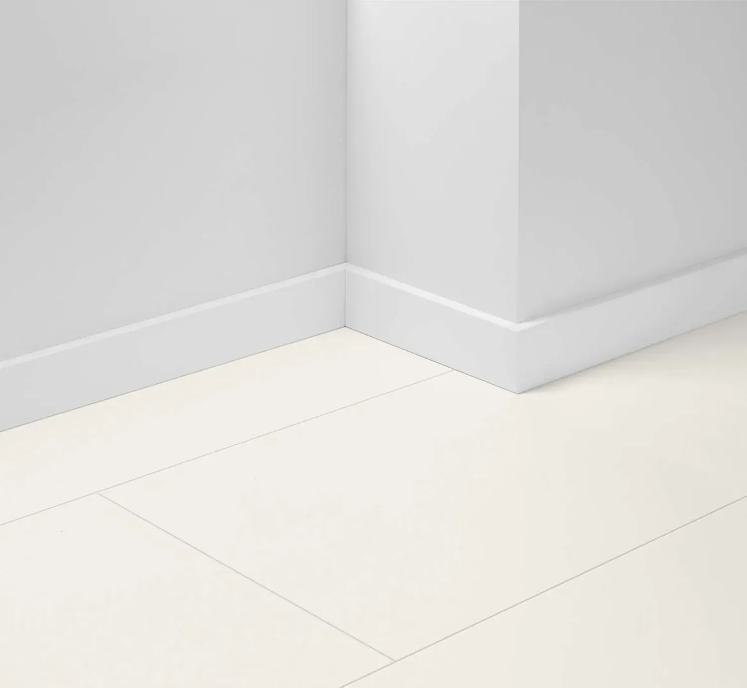 Parador SL 18 Sockelleiste Dekorfolie Uni Weiss D002 2200x16,5x70 mm