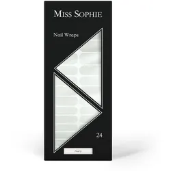Miss Sophie Pearly Nageldesign Silber 