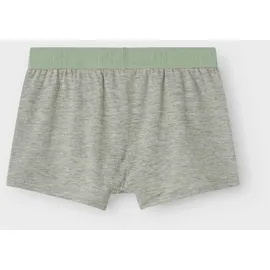 NAME IT Trunk NAME IT "NKMBOXER für Jungen mit Logoschriftzug und weichem Bund", Jungen, Gr. 92, 5 Stk., blau (aquamarine), Jersey, Obermaterial: 95% Baumwolle, 5% Elasthan, bedruckt, unifarben, Unterhosen, eng, Jersey, aquamarine, angesetztes Bündchen