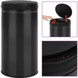 vidaXL Automatischer Sensor-Mülleimer 60 L Kohlenstoffstahl Schwarz