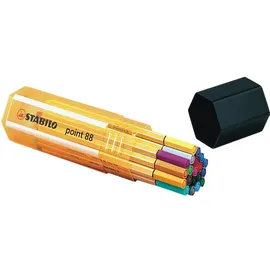 Stabilo point 88 Big point Fineliner-Set farbsortiert 0,4 mm, 20