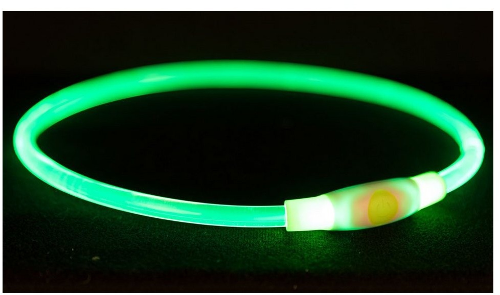 TRIXIE Hundeleine Trixie Flash Leuchtring USB Farbe / Länge: grün / 40cm grün 40 m